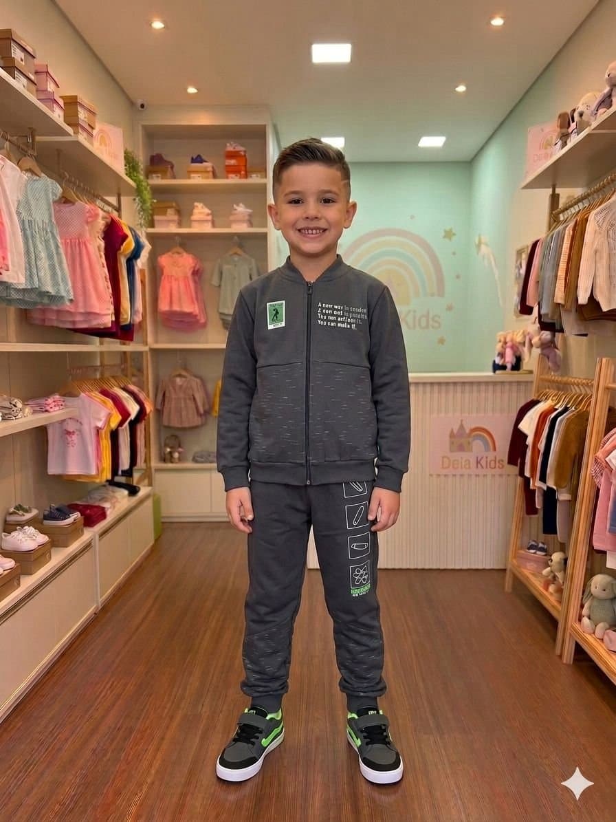 Conjunto de Moletom Jidi