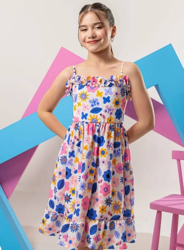 Vestido Jardim de Flores